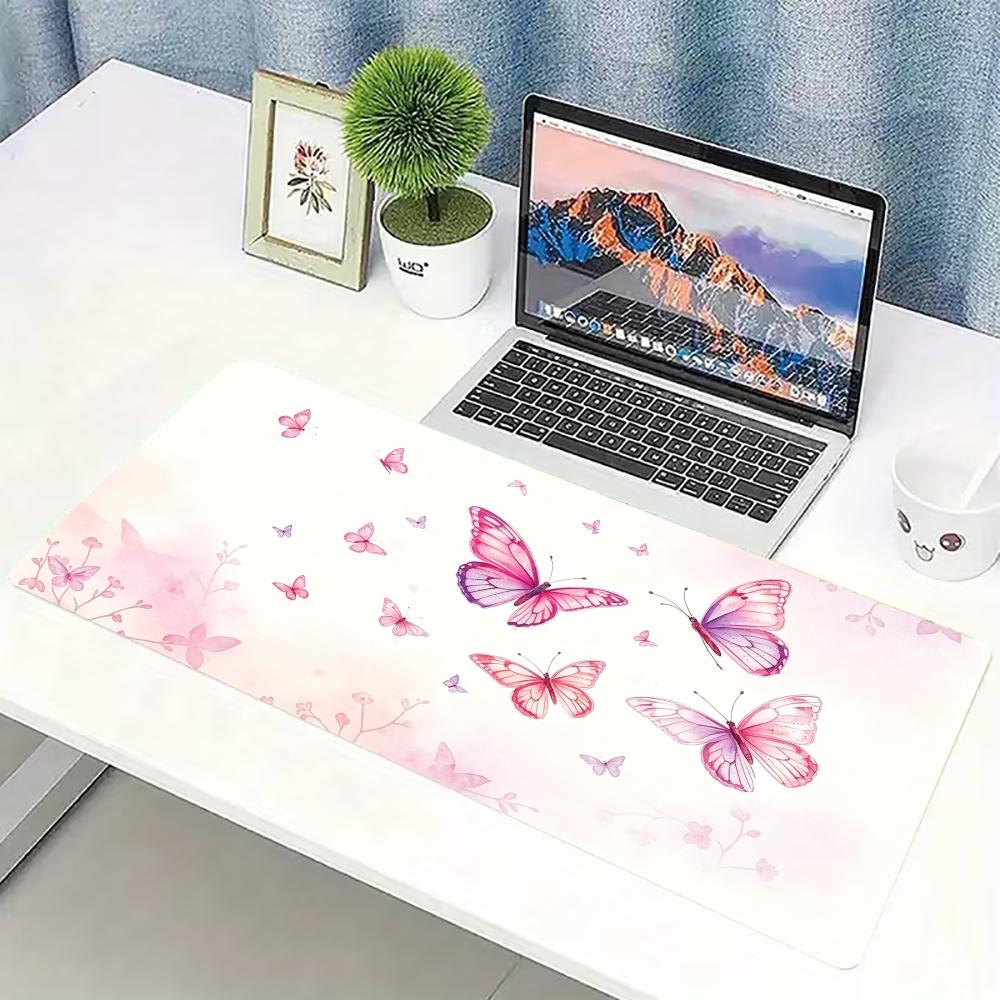 Desk Setup Laptop And Pc - Большой игровой коврик для мыши с
