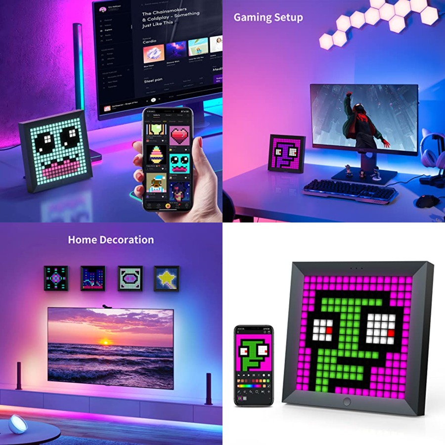 Desk Setup Tv - Светодиодная панель для пиксельных дисплеев, совместимая