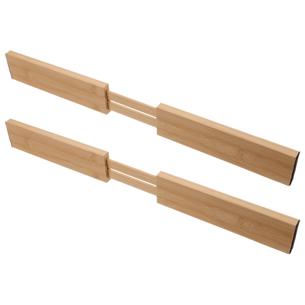 Drawer Organizer Bamboo - Набор из 2 бамбуковых разделителей для