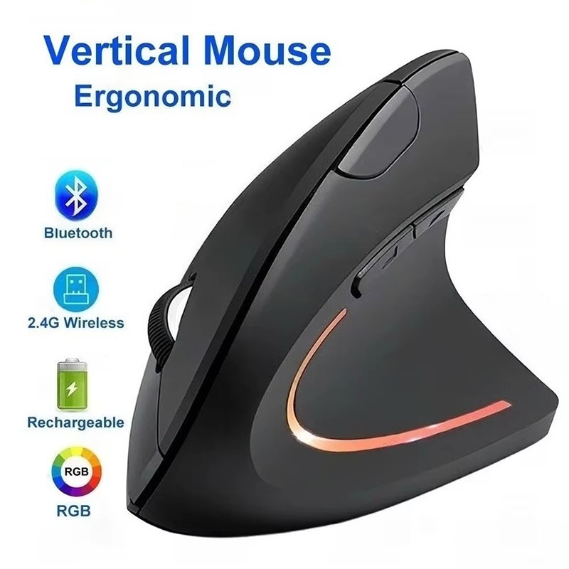 Desk Setup Kit - Эргономичная вертикальная мышь 2,4 ГГц с