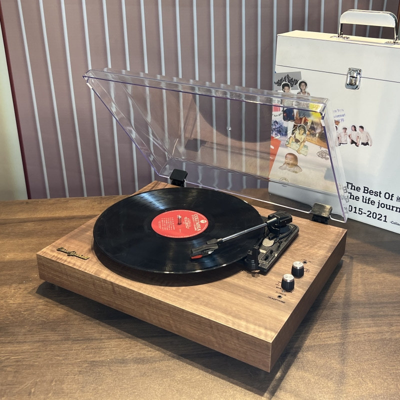 Desk Setup Speakers - Виниловый проигрыватель, проигрыватель виниловых пластинок, фонограф,