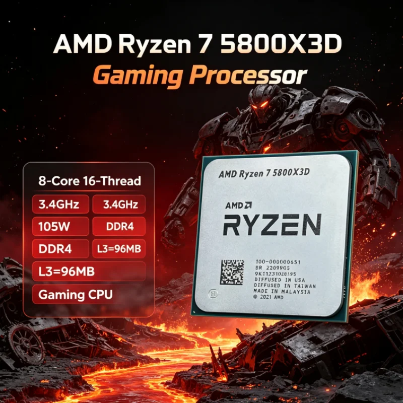Amd Cpu Ryzen 7 - Игровой процессор AMD R7 5800X3D, 96