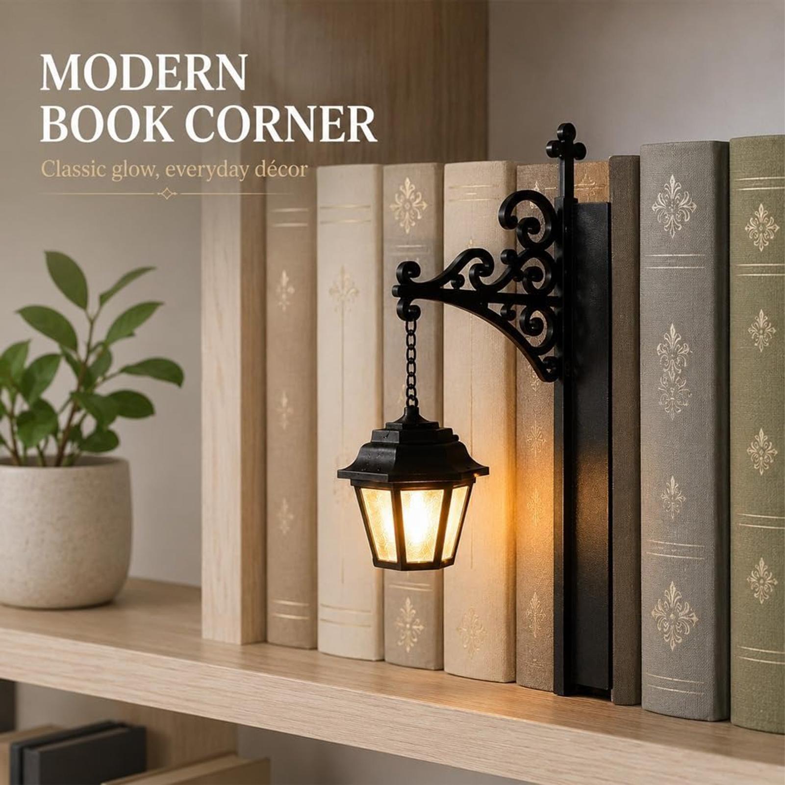 Desk Setup Vintage - Винтажный светодиодный светильник-фонарь для книжной полки,