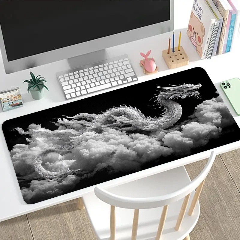 Черно-белый игровой коврик для – обзор и цена Desk Setup Laptop And Pc
