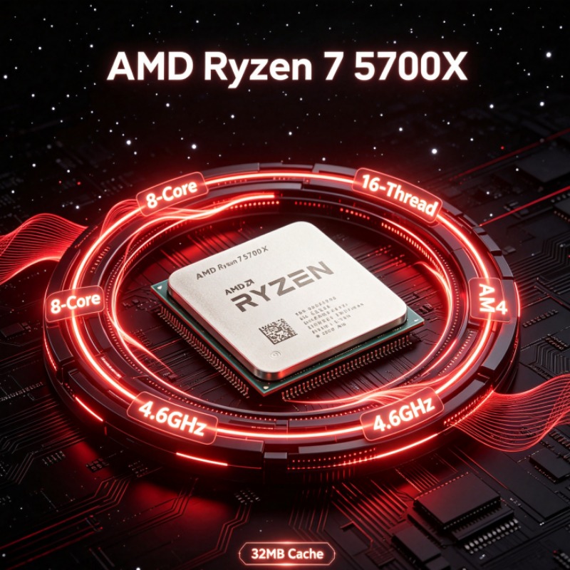 Процессор AMD Ryzen 7 5700X, 8 – обзор и цена Amd Cpu Ryzen 7
