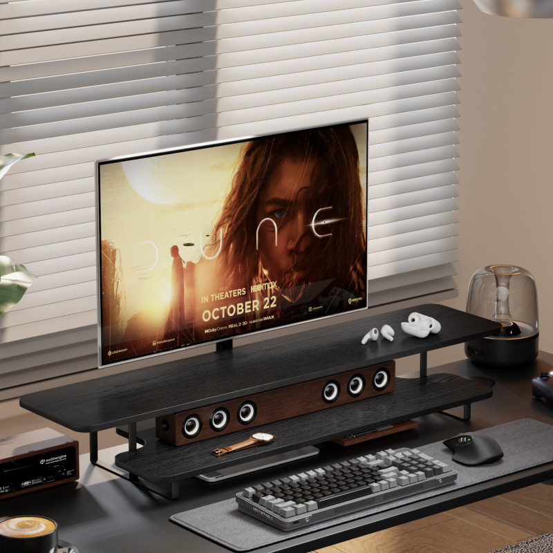 Подставка для монитора из масс – обзор и цена Desk Setup Laptop And Monitor