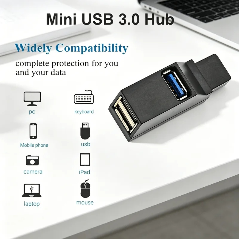 USB-хаб с 3 портами (USB 3.0/2 – обзор и цена Desk Setup Usb Hub