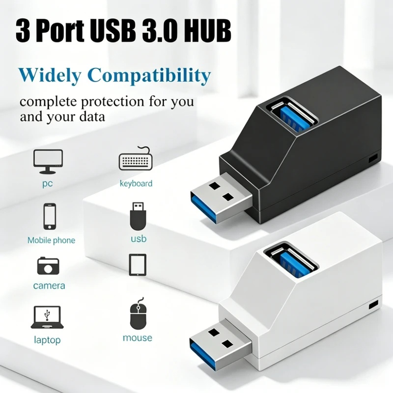 USB-хаб с 3 портами (USB 3.0/2 – обзор и цена Desk Setup Usb Hub