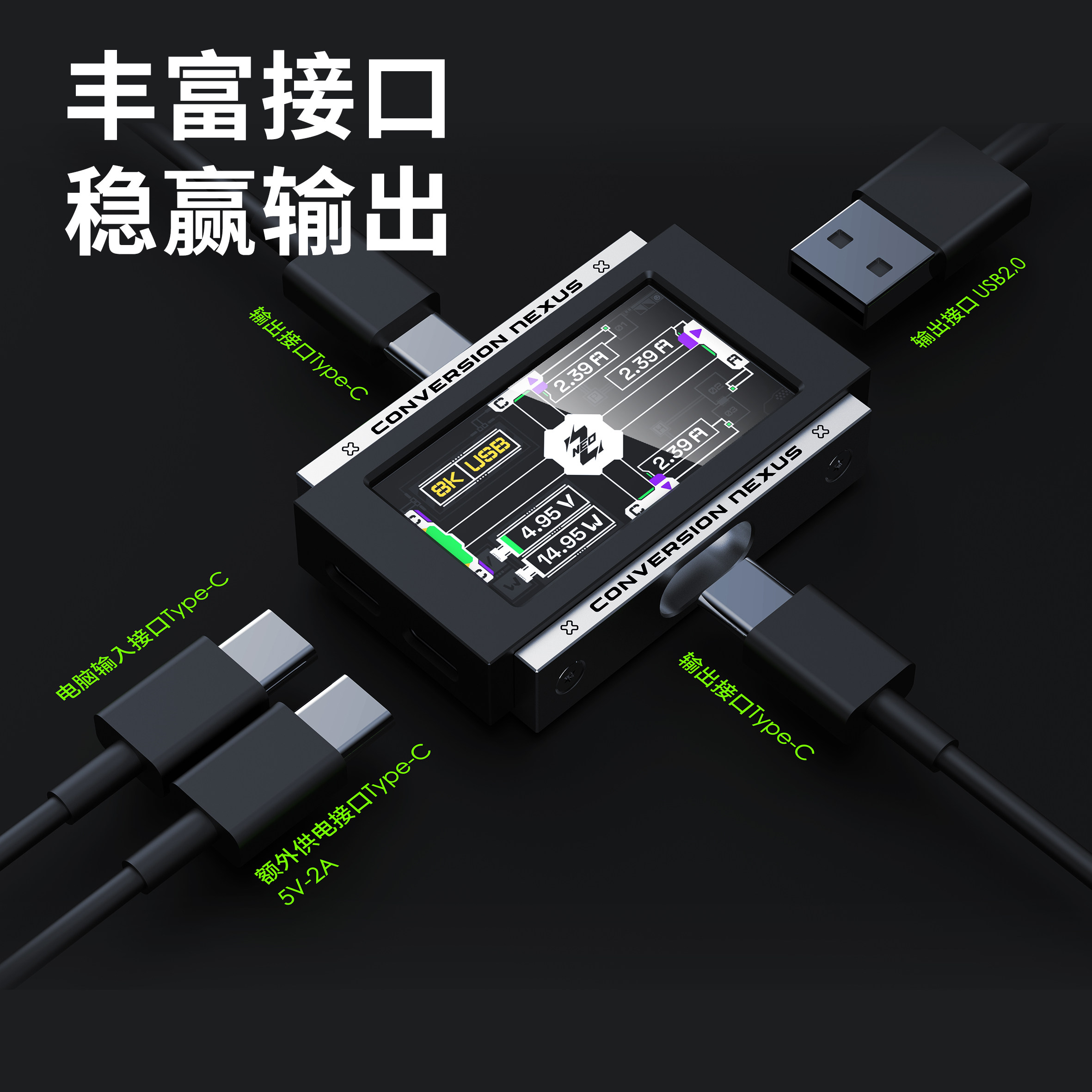 Игровой USB-хаб 2-в-3 с незави – обзор и цена Desk Setup For 2 Laptops