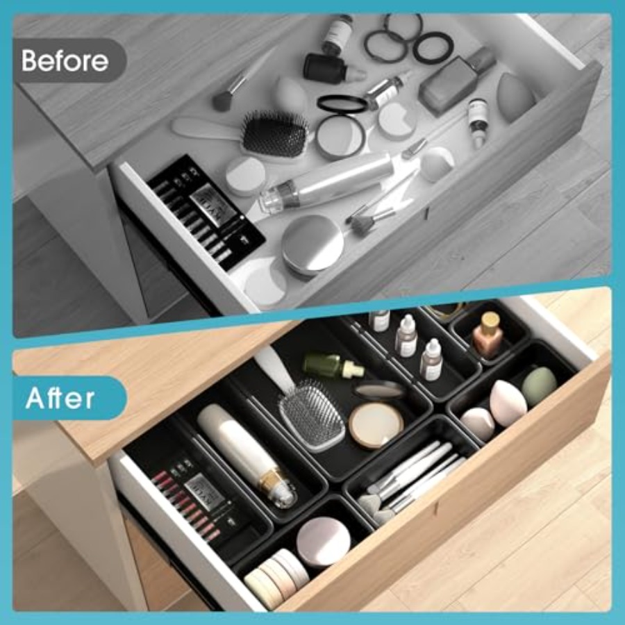 Набор из 10 органайзеров для я – обзор и цена Drawer Organizer Bamboo