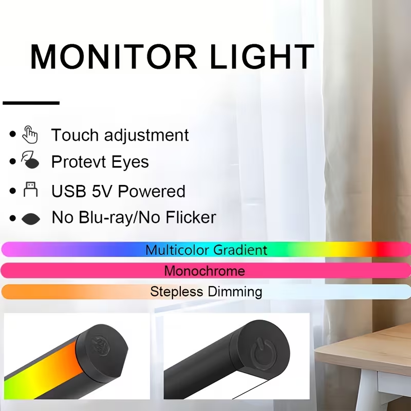 Светодиодная подсветка для экр – обзор и цена Led Desk Light Usb