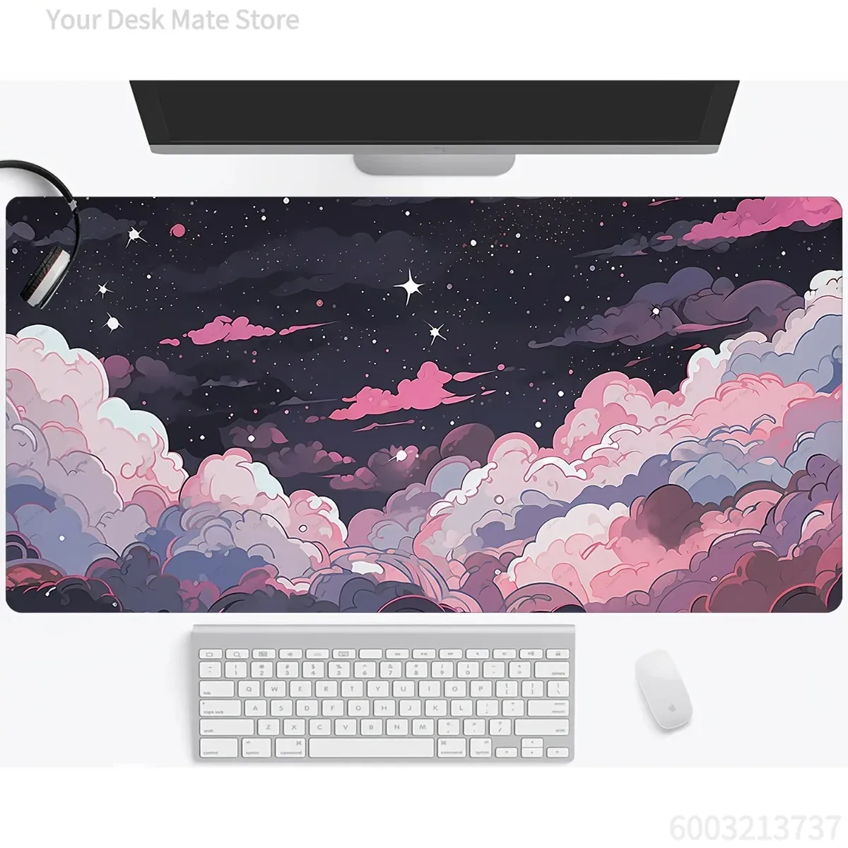 Милый розово-фиолетовый аниме- – обзор и цена Desk Setup Laptop And Pc