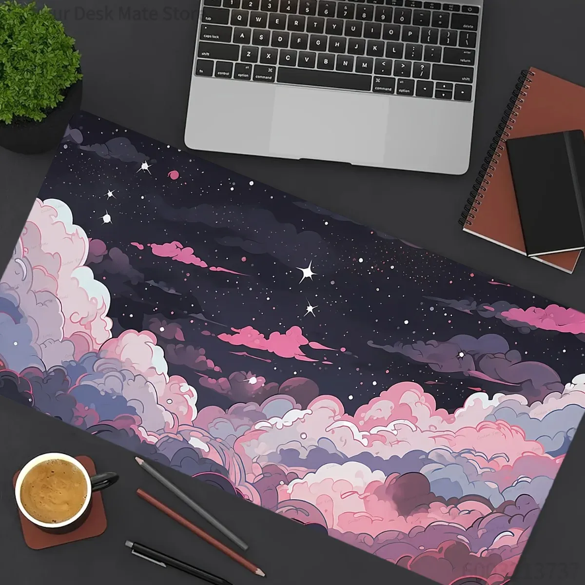 Милый розово-фиолетовый аниме- – обзор и цена Desk Setup Laptop And Pc