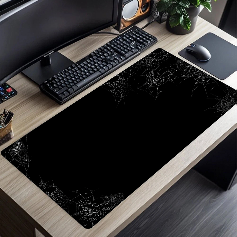 Абстрактный черно-белый коврик – обзор и цена Desk Setup Laptop And Pc