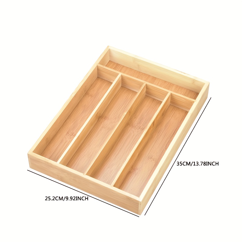 Органайзер для кухонных ящиков – обзор и цена Drawer Organizer Bamboo