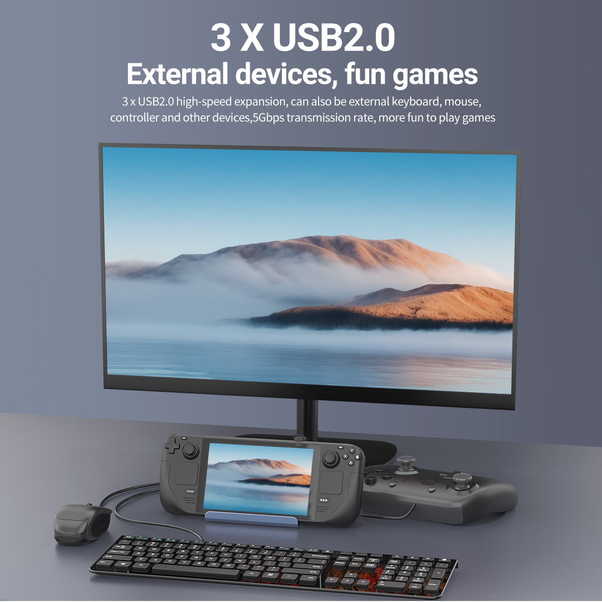 Многофункциональный USB-C игро – обзор и цена Desk Setup Usb Hub