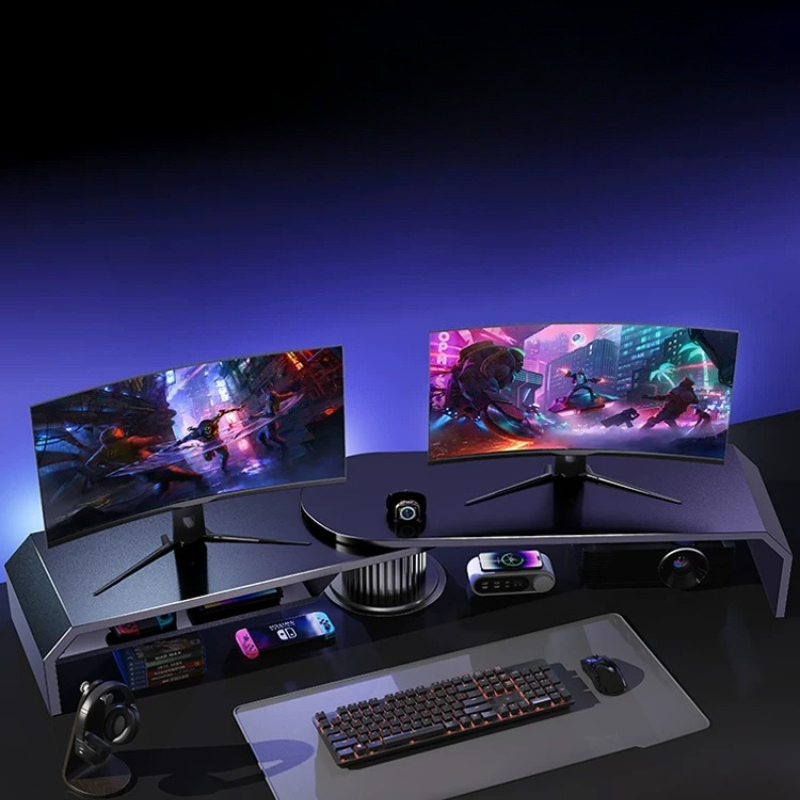 Подставка для двух мониторов д – обзор и цена Desk Setup Laptop And Monitor