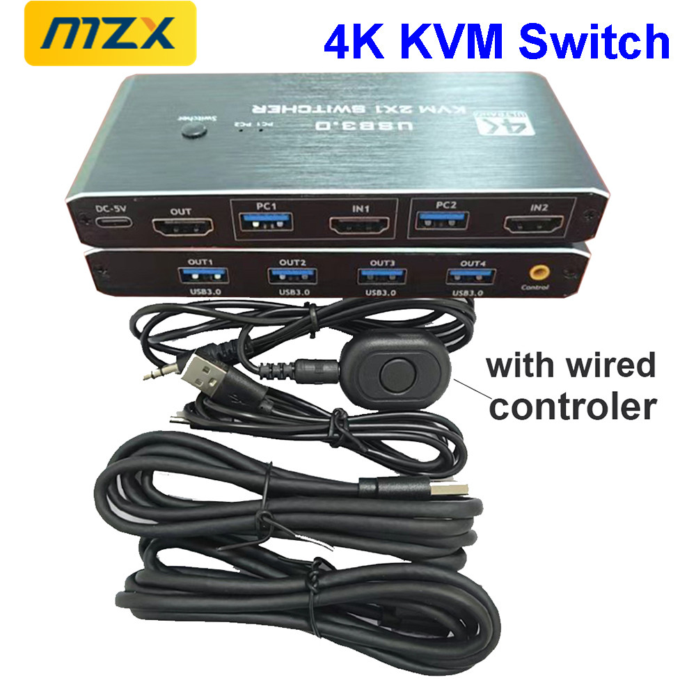 KVM-переключатель 4K 60 Гц, US – обзор и цена Desk Setup Usb Hub