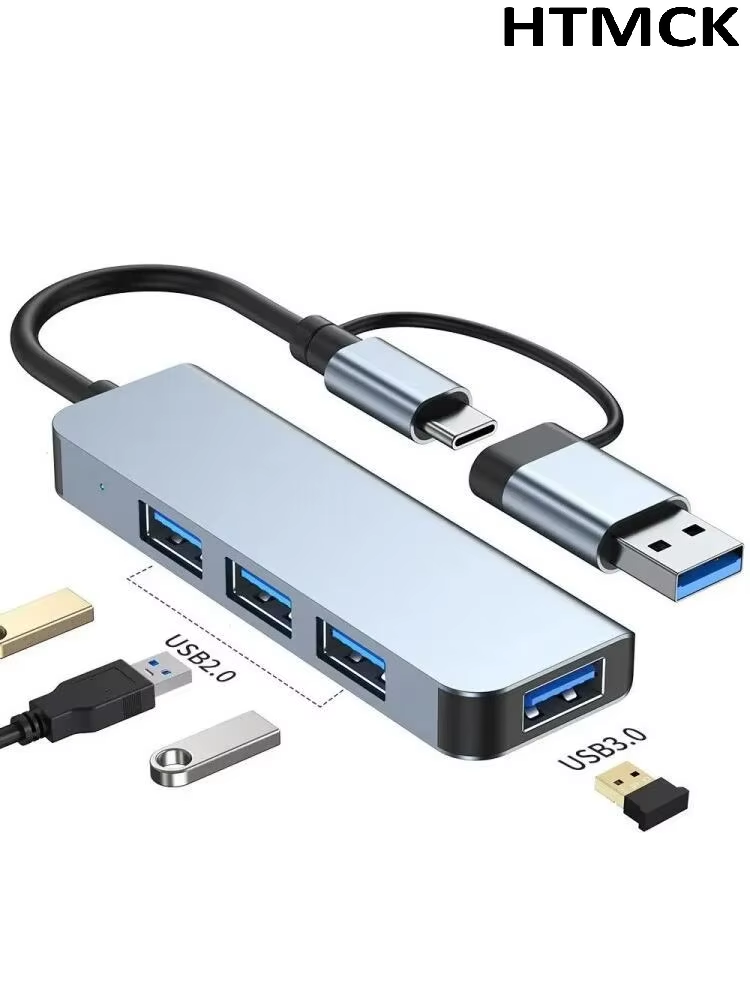 8-в-2 USB-C хаб, многопортовая – обзор и цена Desk Setup Usb Hub
