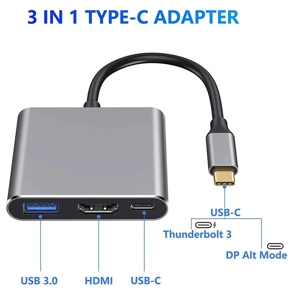 USB-C хаб 3-в-1, многопортовый – обзор и цена Desk Setup Usb Hub