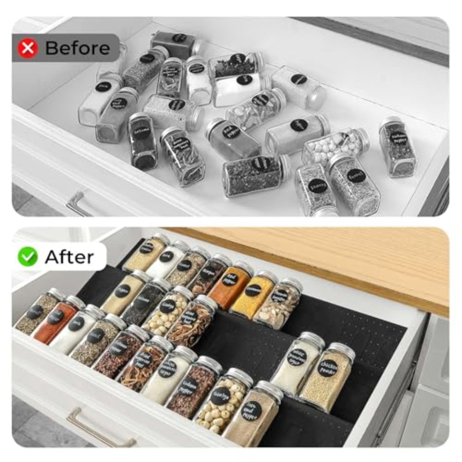Органайзер для специй в выдвиж – обзор и цена Drawer Organizer Bamboo
