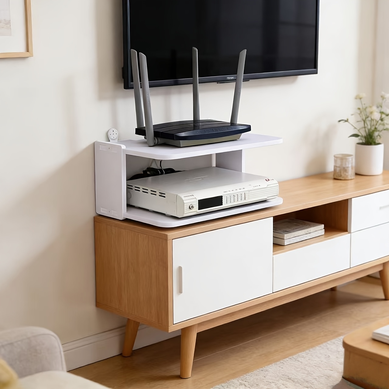 Настенная полка-органайзер для – обзор и цена Desk Setup Tv