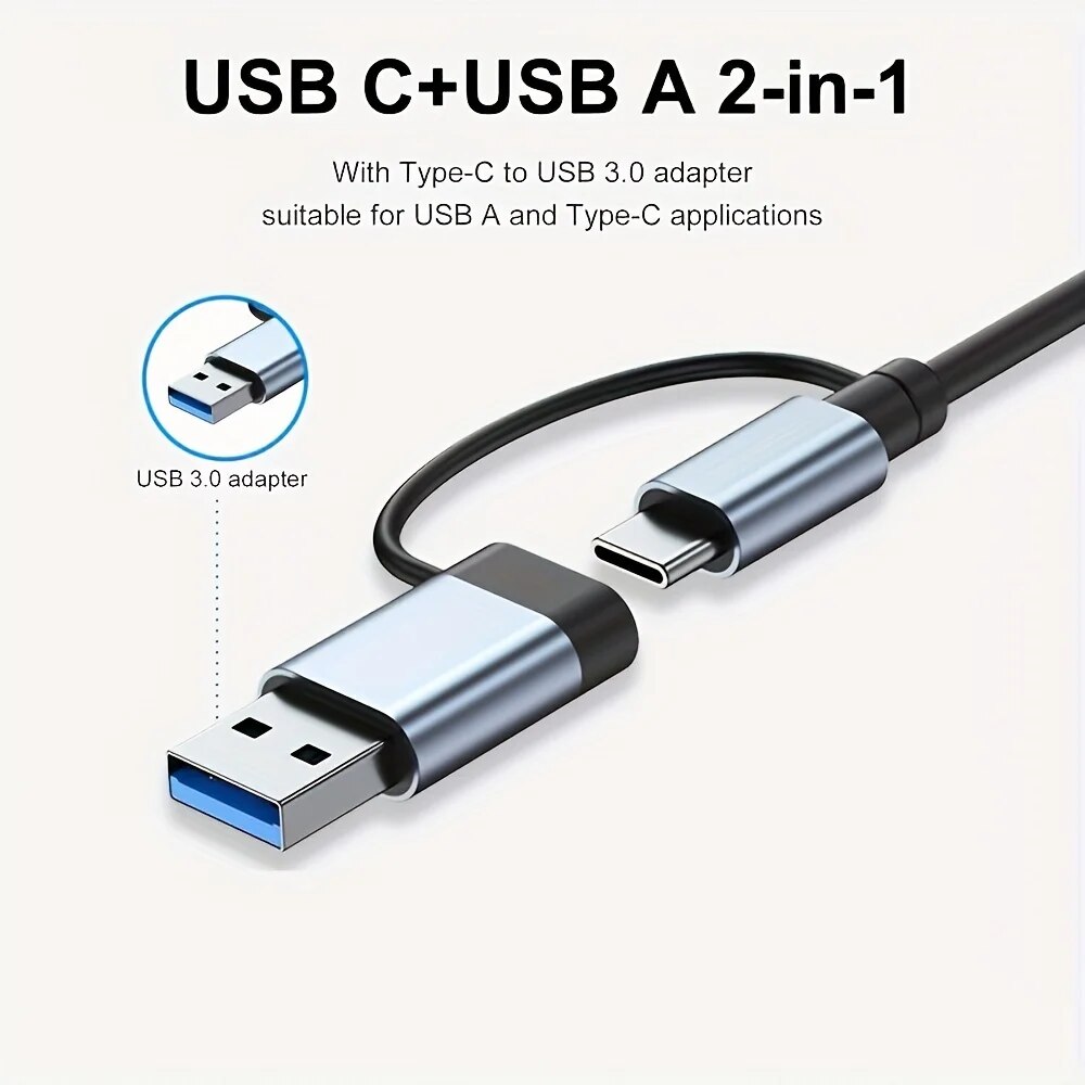 USB-хаб 2-в-1 с 7 портами USB  – обзор и цена Desk Setup Usb Hub
