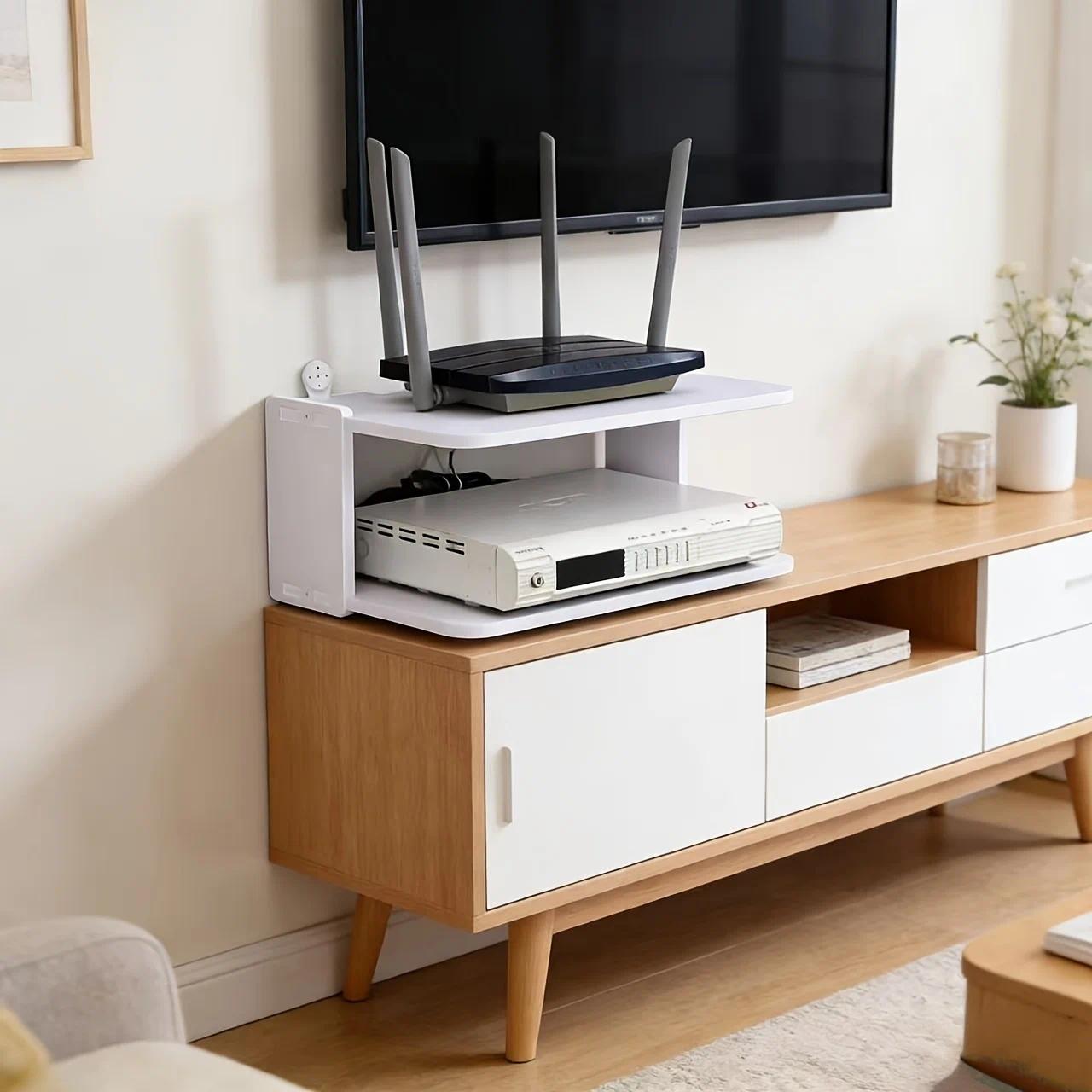 Настенная полка-органайзер для – обзор и цена Desk Setup Tv