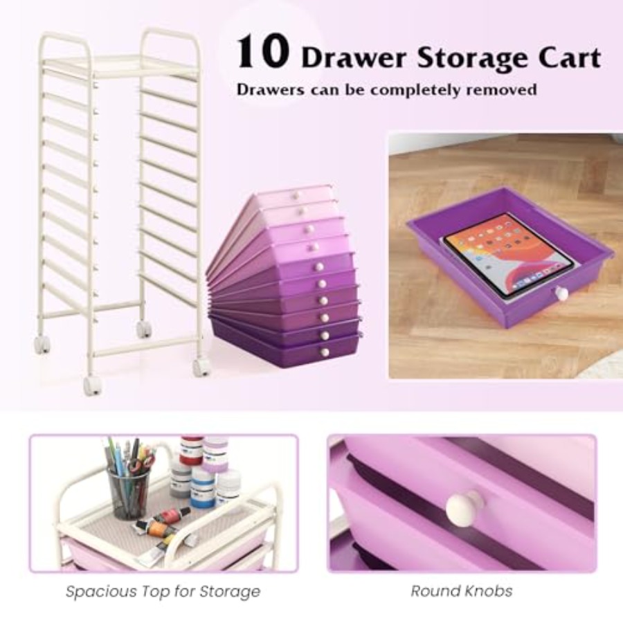 Тележка для хранения, передвиж – обзор и цена Drawer Organizer Bamboo