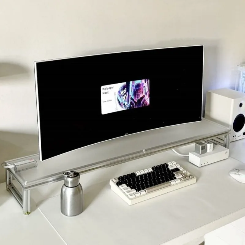 Алюминиевая подставка для мони – обзор и цена Desk Setup Laptop And Monitor