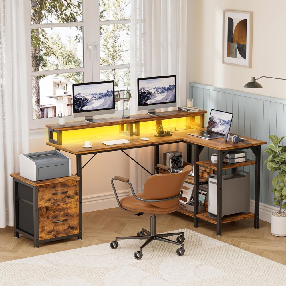 Офисный стол с выдвижными ящик – обзор и цена Desk Setup Or Set Up