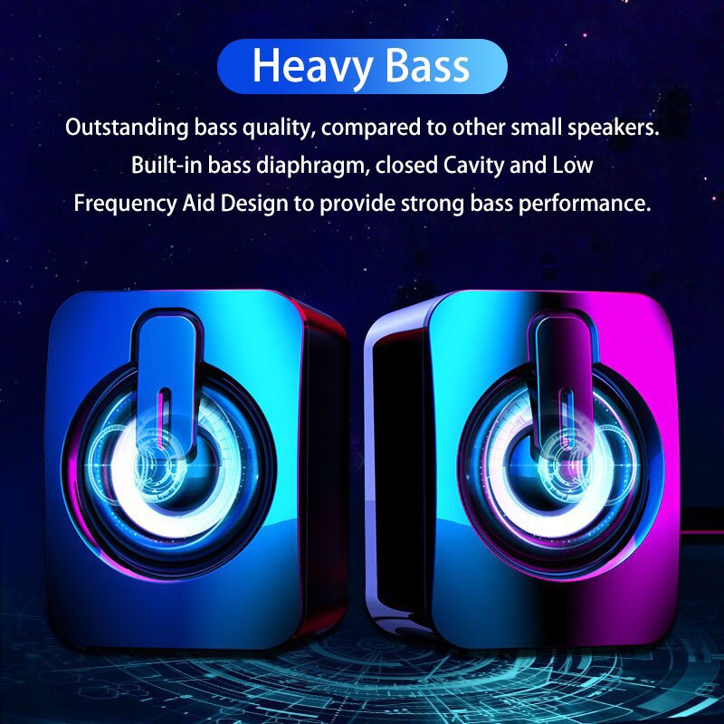 Мини-компьютерные колонки с ре – обзор и цена Desk Setup Speakers